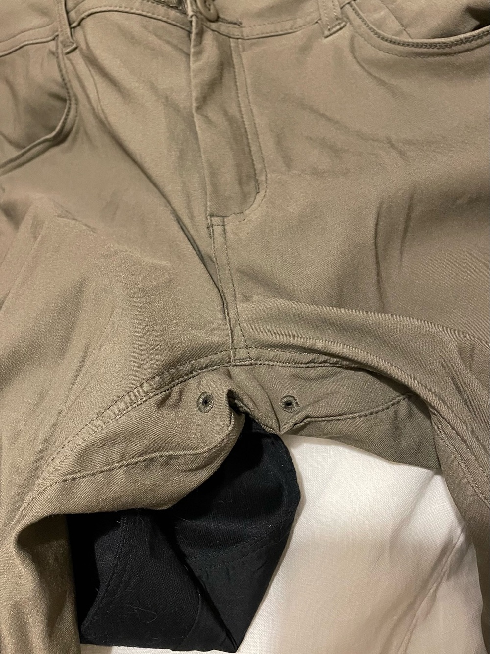 NWOT!! Prana Women's 14TL Halle 2 Straight Leg Pants in Olive - Picture 5 of 7